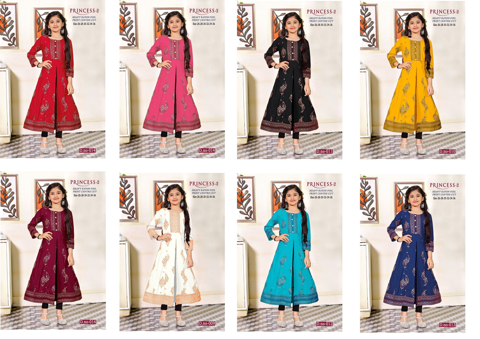 Princess Vol 2 Kids Exclusive Wholesale Girls Wear Kurti Catalog
